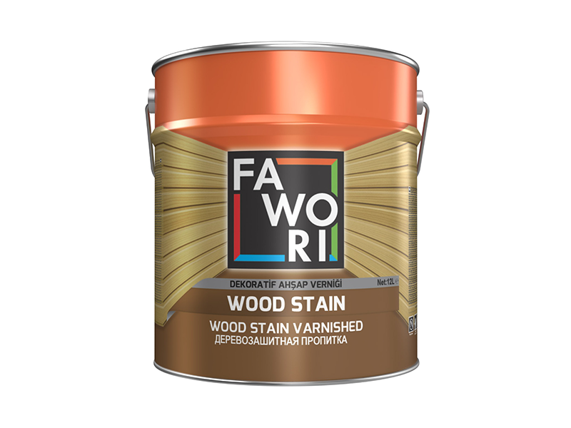 Fawori Wood Stain Vernikli Ahşap Koruyucu 12 Lt