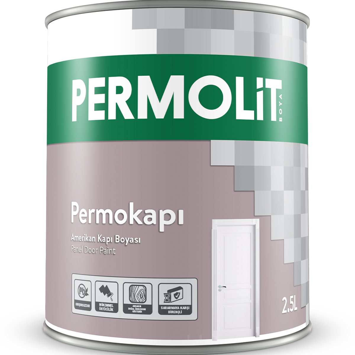 Permokapı Amerikan Kapı Boyası 2,5 Lt